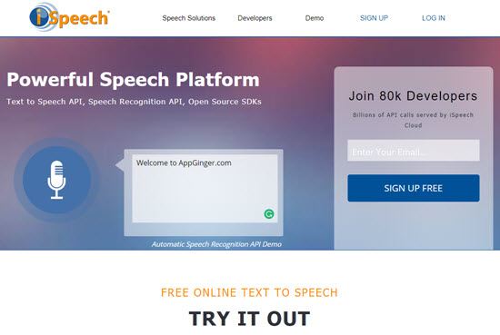 type speech online